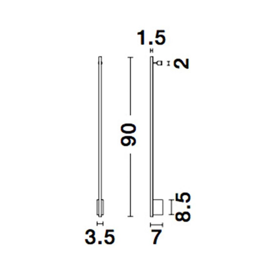 LED Аплик GROPIUS 9081900 NovaLuce 15W 3000K | Osvetlenieto.bg