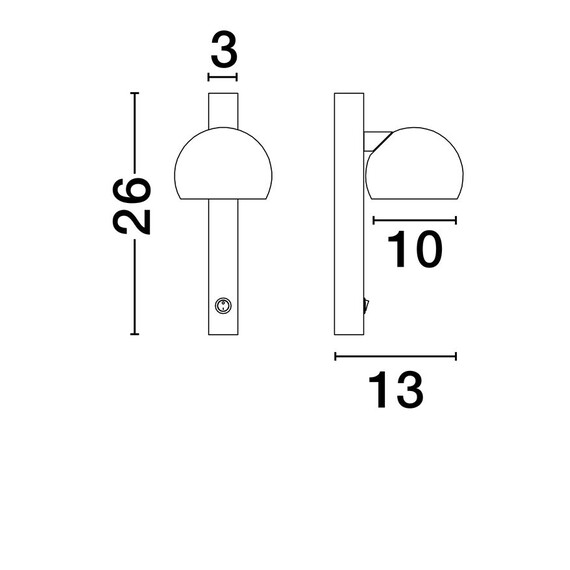 LED Аплик LUSA 9088120 NovaLuce 10W 3000K | Osvetlenieto.bg