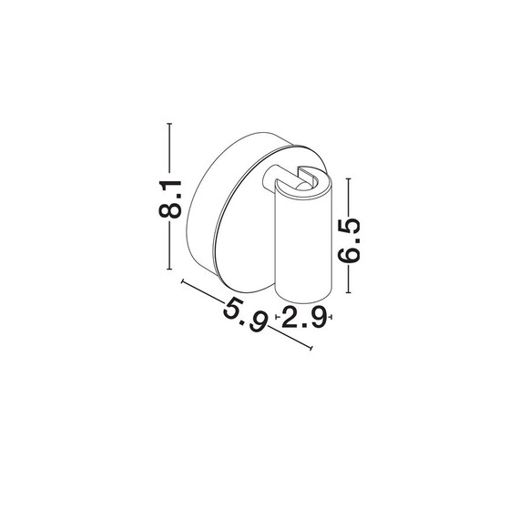 LED Аплик MAGLO 9011931 NovaLuce 2W CCT 2700K-4000K | Osvetlenieto.bg
