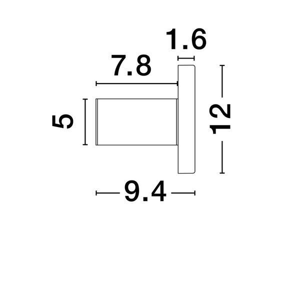 LED Аплик NANO 9540248 NovaLuce 9W 3000K | Osvetlenieto.bg