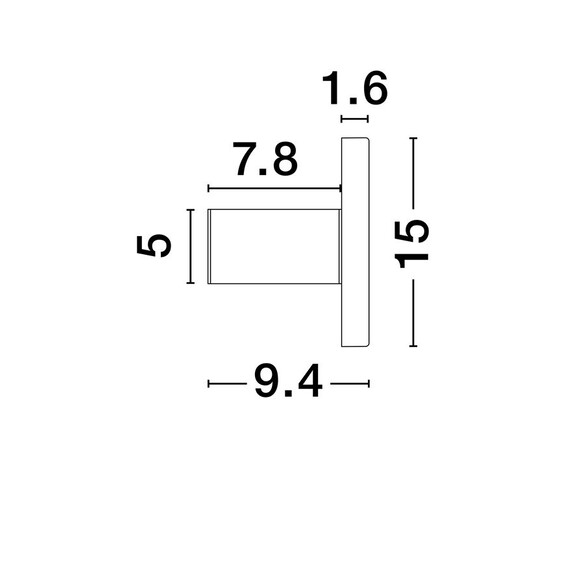 LED Аплик NANO 9540249 NovaLuce 10W 3000K | Osvetlenieto.bg