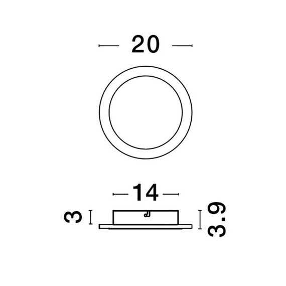 LED Аплик NEVO 9248161 NovaLuce 12W 3000K | Osvetlenieto.bg