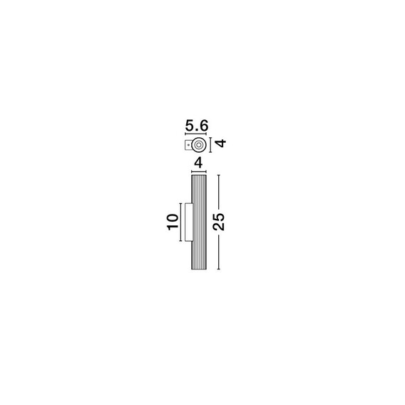 LED Аплик RIVETA 9060307 NovaLuce 6W 3000K | Osvetlenieto.bg