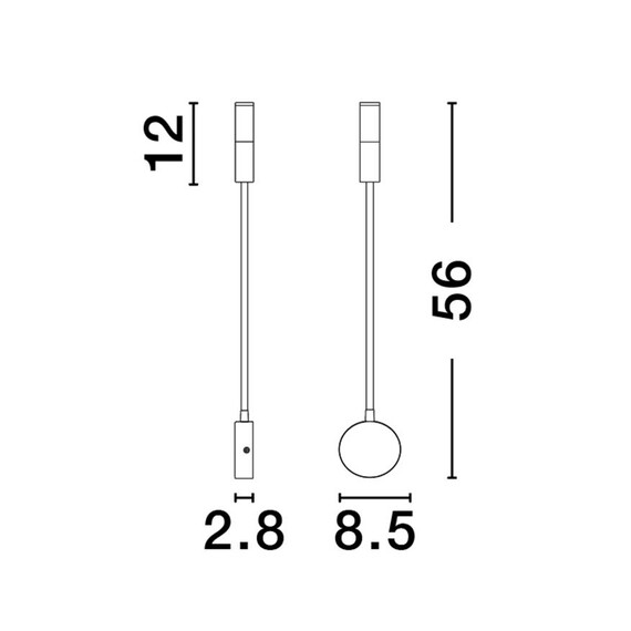 LED Аплик SONICA 9701621 NovaLuce 6W 3000K | Osvetlenieto.bg