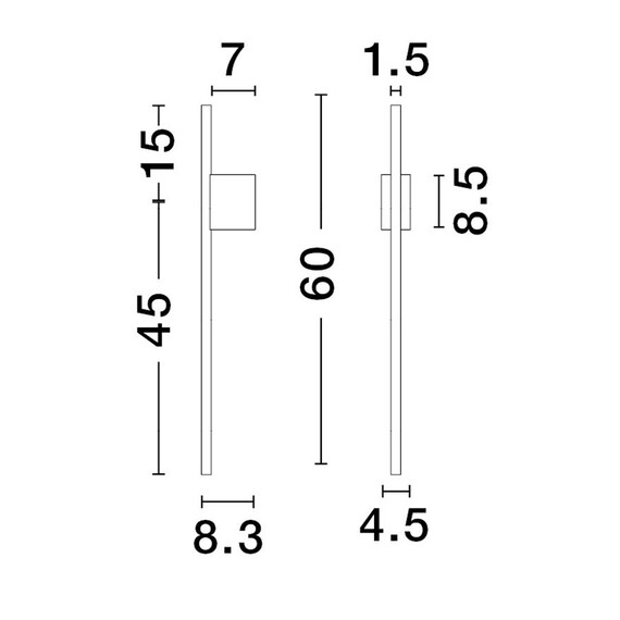 LED Аплик TIEN 9081104 NovaLuce 10W 3000K | Osvetlenieto.bg