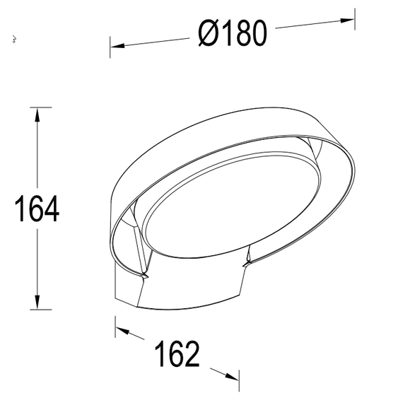 Фасаден аплик POLO Lutec LED 15W IP54 5205701118 | Osvetlenieto.bg