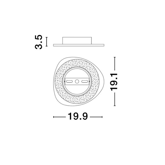 LED Аплик ATENA 9030738 NovaLuce 8W 3000K | Osvetlenieto.bg