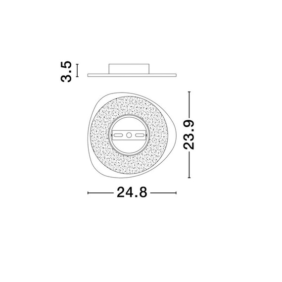 LED Аплик ATENA 9030739 NovaLuce 12W 3000K | Osvetlenieto.bg