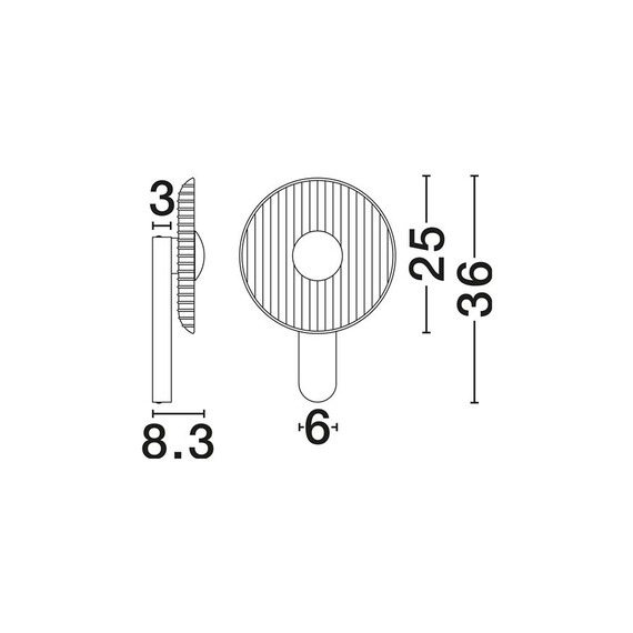 LED Аплик LAVINA 9236453 NovaLuce 8W 3000K | Osvetlenieto.bg
