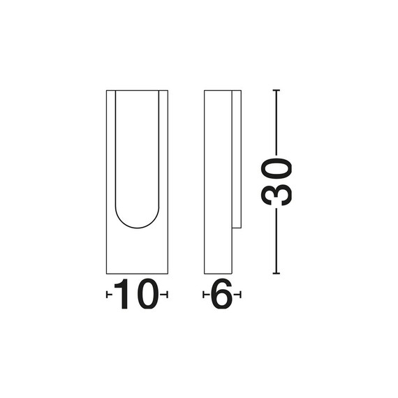 LED Аплик LESTER 9019844 NovaLuce 13W 3000K | Osvetlenieto.bg