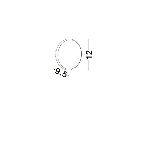LED Аплик ONUT 9540232 NovaLuce 10W 3000K | Osvetlenieto.bg