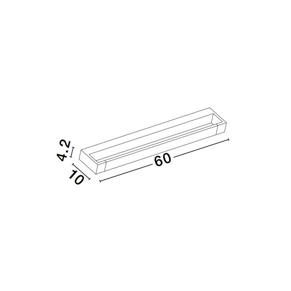 LED Аплик за баня ARGA 9030705 NovaLuce 17W 3000K | Osvetlenieto.bg
