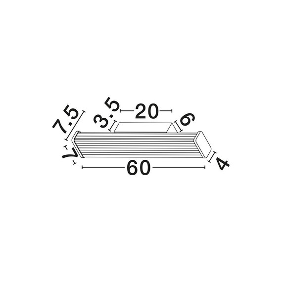 LED Аплик за баня MISTY 9215808 NovaLuce 17W CCT 3000K-4000K | Osvetlenieto.bg