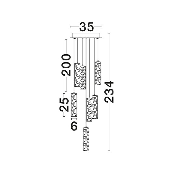 LED Полилей DILETTO 9019862 NovaLuce 37W 3000K Triac Dimmable | Osvetlenieto.bg