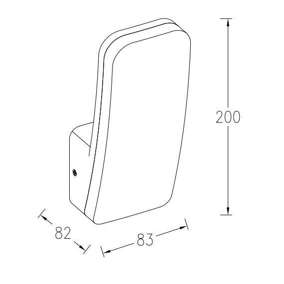 Фасаден аплик KITE Lutec LED 8.8W IP54 5203301345 | Osvetlenieto.bg
