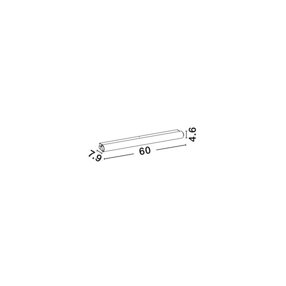 LED Аплик за баня COR 9540330 NovaLuce 8W CCT 2700K-4000K | Osvetlenieto.bg