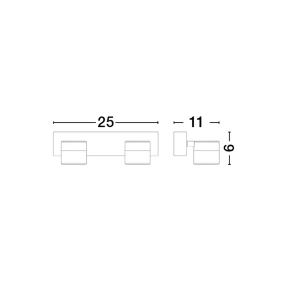 LED Аплик за баня TEKO 9701622 NovaLuce 11W 3000K | Osvetlenieto.bg