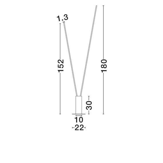 LED Лампион KIMOLIA 9088144 NovaLuce 49W 3000K | Osvetlenieto.bg