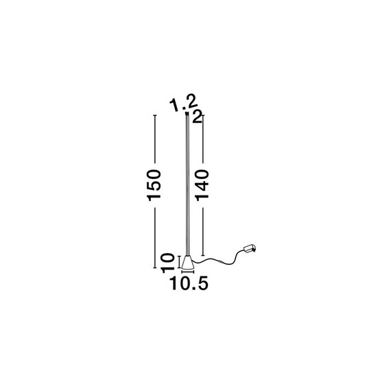 LED Лампион LITEE 9695706 NovaLuce 26W 3000K | Osvetlenieto.bg