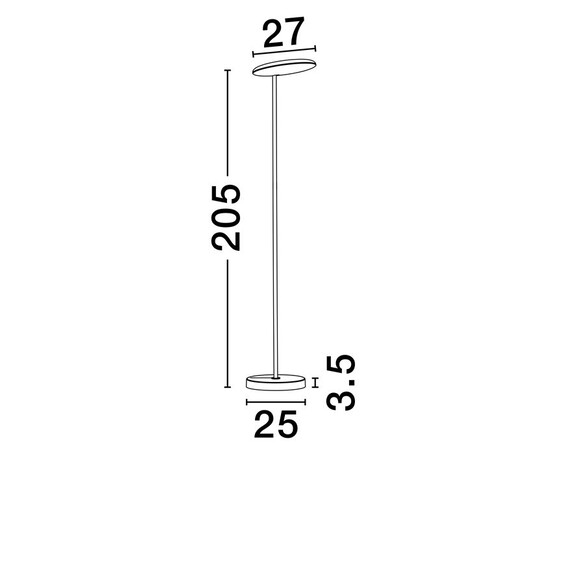 LED Лампион NOTOS 9002066 NovaLuce 30W 3000K | Osvetlenieto.bg
