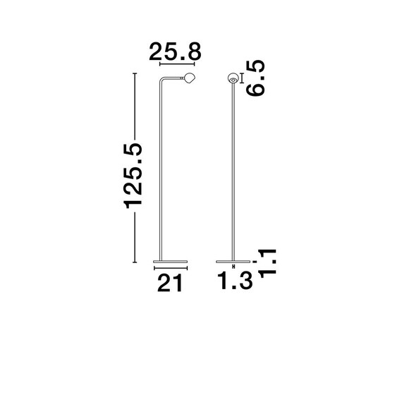 LED Лампион SFERA 9540254 NovaLuce 6W 3000K | Osvetlenieto.bg