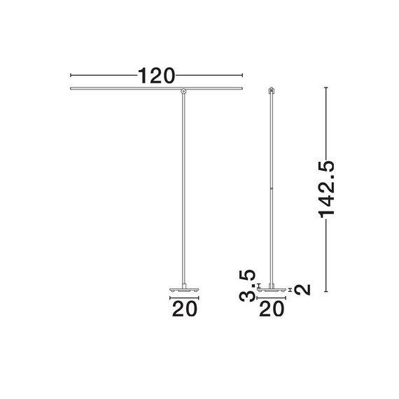 LED Лампион TENSO 9088210 NovaLuce 24W 3000K | Osvetlenieto.bg