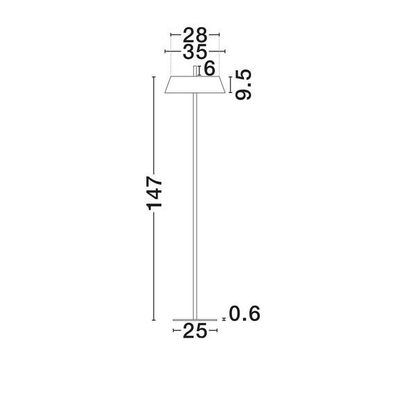 LED Лампион VELIO 9268053 NovaLuce 28W 3000K | Osvetlenieto.bg