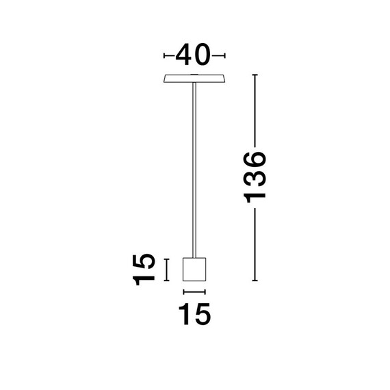 LED Лампион VETRO 9223420 NovaLuce 33W 3000K | Osvetlenieto.bg