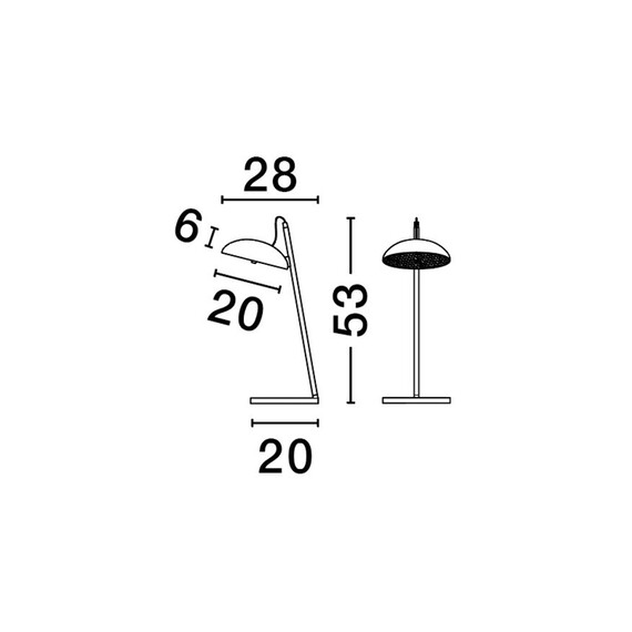 LED Настолна лампа FLUTE 9006101 NovaLuce 18W 3000K | Osvetlenieto.bg
