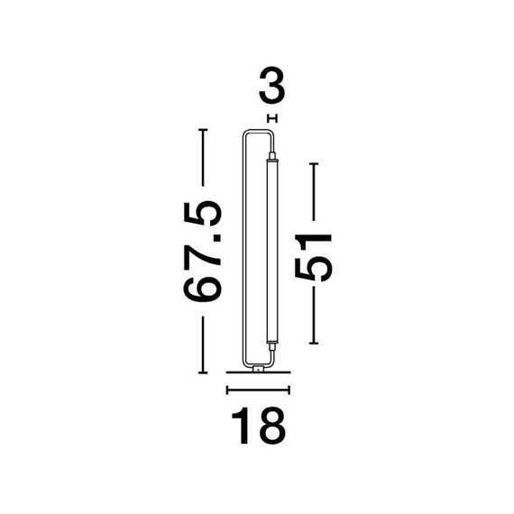 LED Настолна лампа WETRO 9002084 NovaLuce 20W 3000K | Osvetlenieto.bg