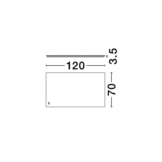 LED Огледало ALDA 9006027 NovaLuce 53W 3000K Touch Switch On/Off | Osvetlenieto.bg
