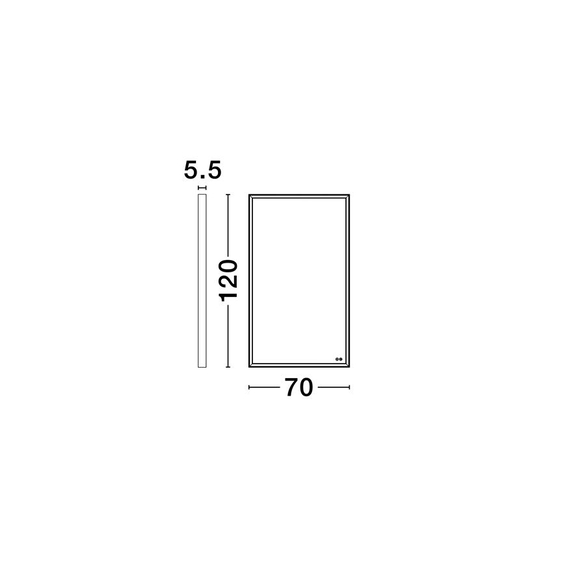 LED Огледало AMBOR 9006022 NovaLuce 48W 4000K Touch Switch On/Off | Osvetlenieto.bg
