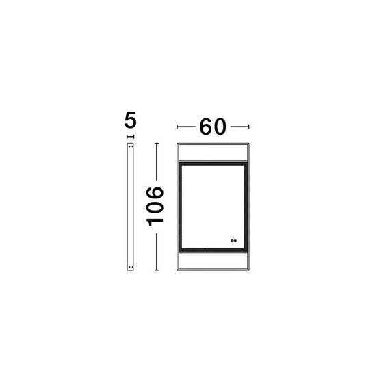 LED Огледало DOUL 9006024 NovaLuce 41W 4000K Touch Switch On/Off | Osvetlenieto.bg