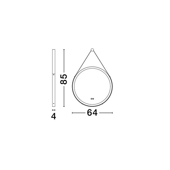 LED Огледало REMS 9006005 NovaLuce 29W 3000K Touch Switch On/Off | Osvetlenieto.bg
