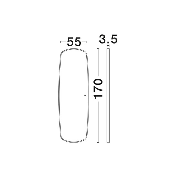 LED Огледало SINIA 9006113 NovaLuce 58W 3000K Touch Switch On/Off | Osvetlenieto.bg