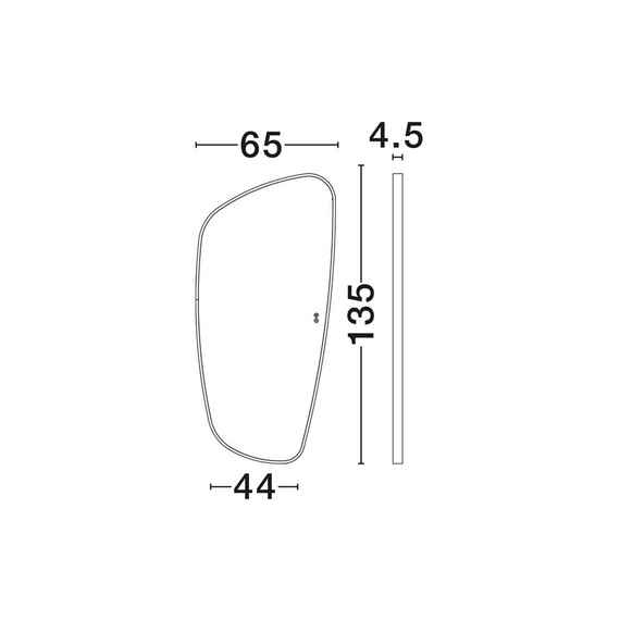 LED Огледало SINIA 9006114 NovaLuce 53W 3000K Touch Switch On/Off | Osvetlenieto.bg