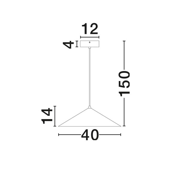 LED Полилей DARIO 9236452 NovaLuce 21W 3000K | Osvetlenieto.bg