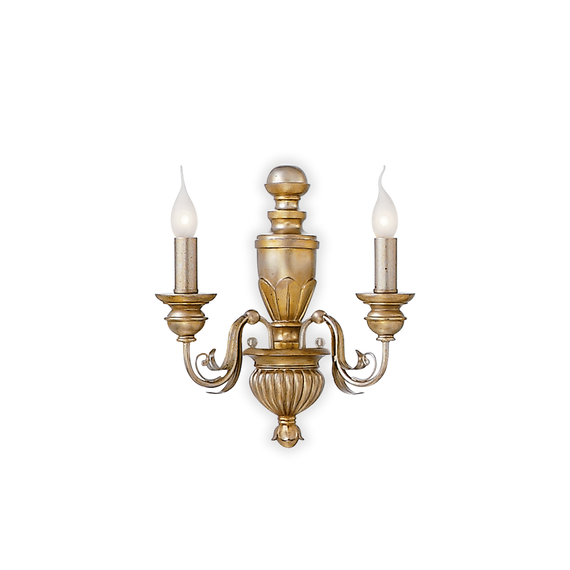 Аплик FIRENZE AP2 ORO 020846 Ideal Lux 2xE14 | Osvetlenieto.bg