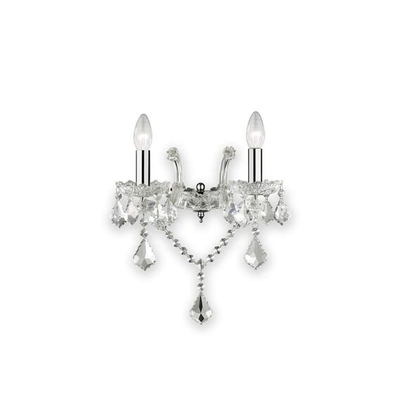 Аплик Florian Ap2 Cromo 035642 Ideal Lux E14 | Osvetlenieto.bg