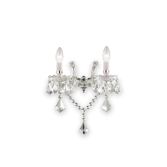 Аплик FLORIAN AP2 CROMO 035642 Ideal Lux 2xE14 | Osvetlenieto.bg