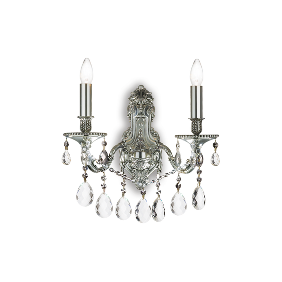 Аплик GIOCONDA AP2 ARGENTO 044910 Ideal Lux 2xE14 | Osvetlenieto.bg