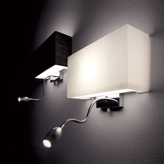 Аплик Hotel Ap2 Bianco 035949 Ideal Lux E27 | Osvetlenieto.bg