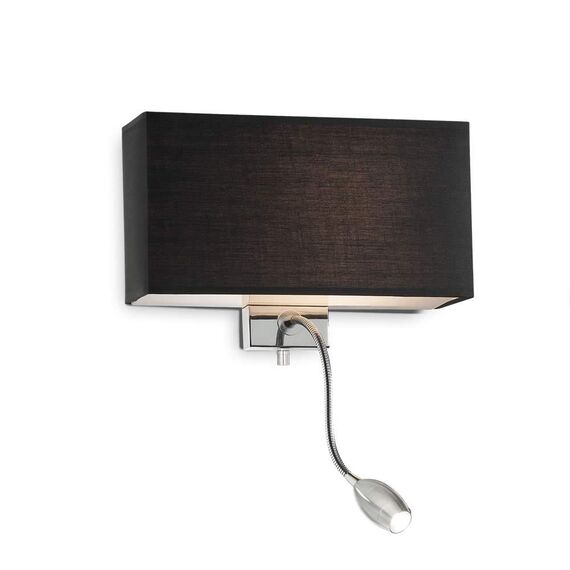 Аплик Hotel Ap2 Nero 035956 Ideal Lux E27 | Osvetlenieto.bg