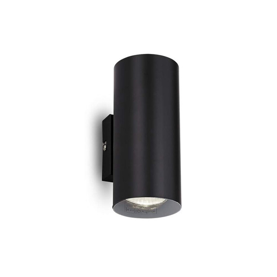 Аплик LOOK AP2 ROUND D60 H150 NERO 095998 Ideal Lux 2xGU10 | Osvetlenieto.bg