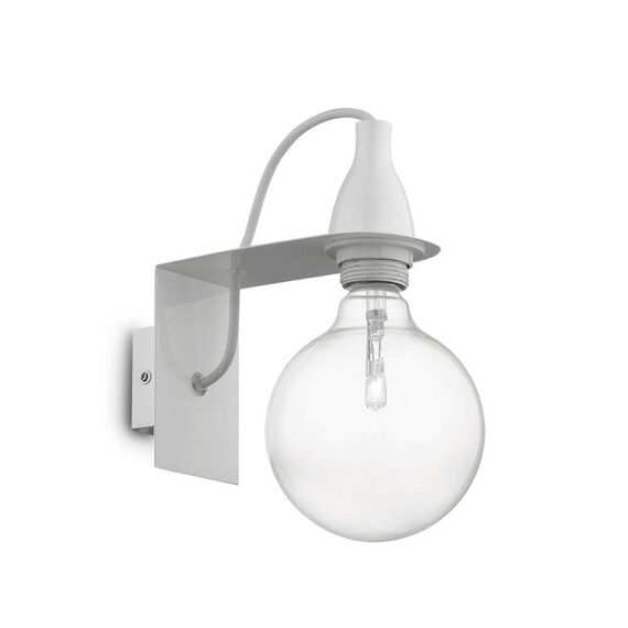Аплик Minimal Ap1 Bianco 045191 Ideal Lux E27 | Osvetlenieto.bg