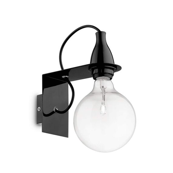 Аплик Minimal Ap1 Nero 045214 Ideal Lux E27 | Osvetlenieto.bg