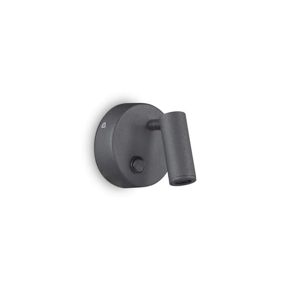 Аплик Page Ap1 Round Nero 142579 Ideal Lux LED | Osvetlenieto.bg