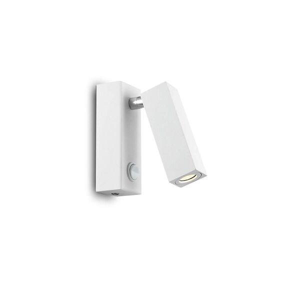 Аплик Page Ap1 Square Bianco 142258 Ideal Lux LED | Osvetlenieto.bg