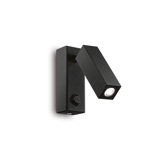 LED Аплик PAGE AP SQUARE NERO 142241 Ideal Lux | Osvetlenieto.bg