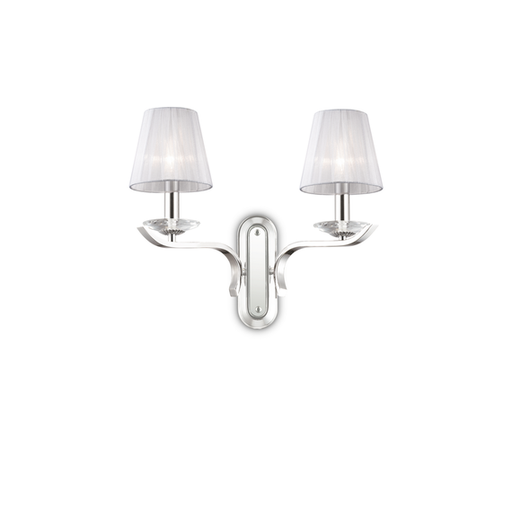 Аплик PEGASO AP2 BIANCO 059211 Ideal Lux 2xE14 | Osvetlenieto.bg